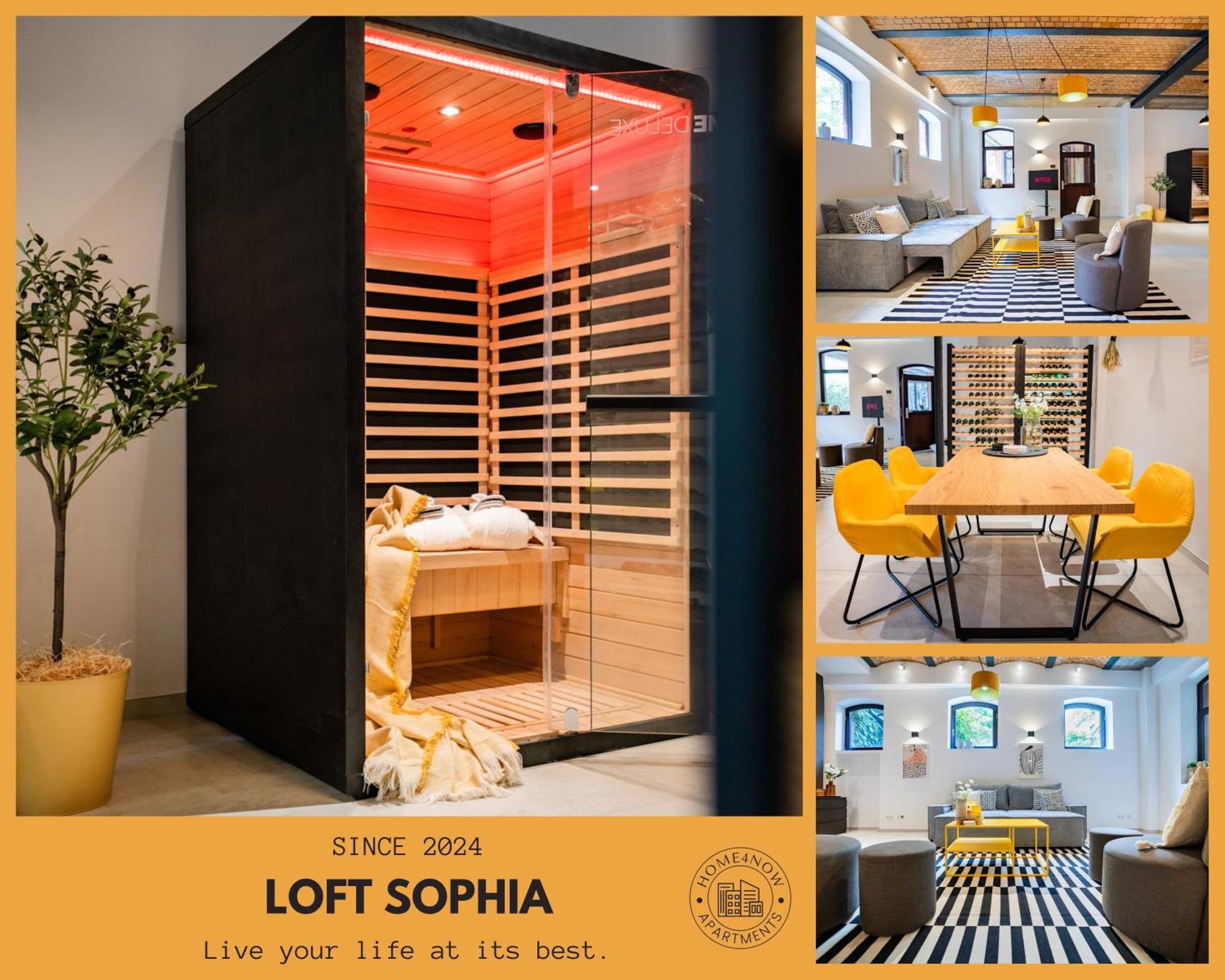 Luxurioeses 100M2 Loft Mit Sauna & Parkplatz - Platz Fuer 4 Personen Wiesbaden Exterior foto